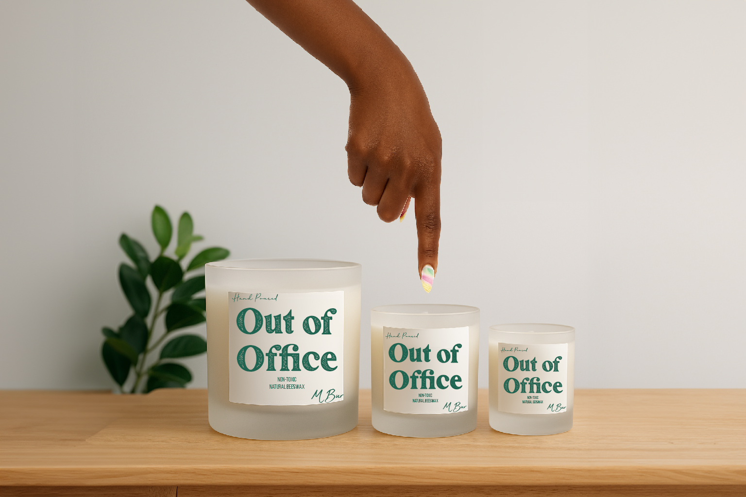 Out of Office Candle