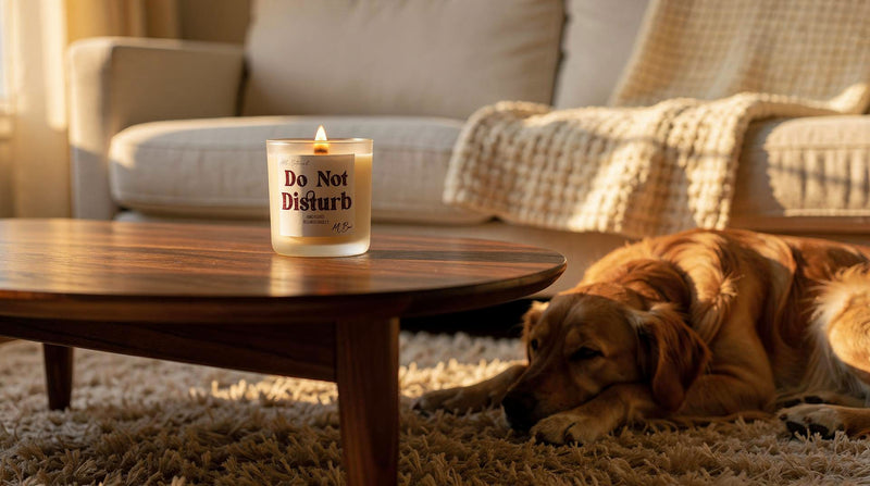The Gentlest Non Toxic Candles for Anxious Dogs (That Calm Everyone Down) - MBur Candle Co.