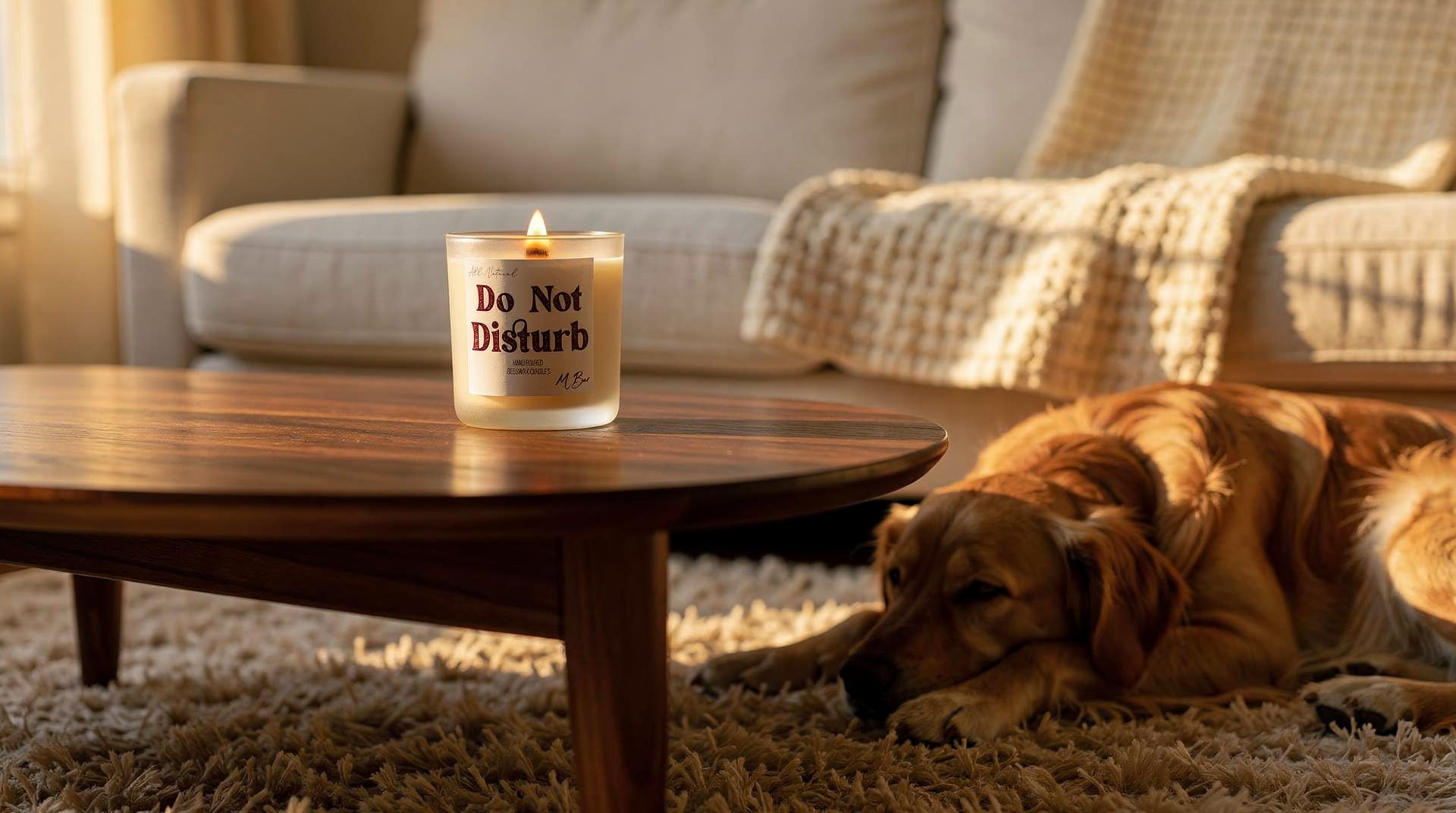 The Gentlest Non Toxic Candles for Anxious Dogs (That Calm Everyone Down) - MBur Candle Co.