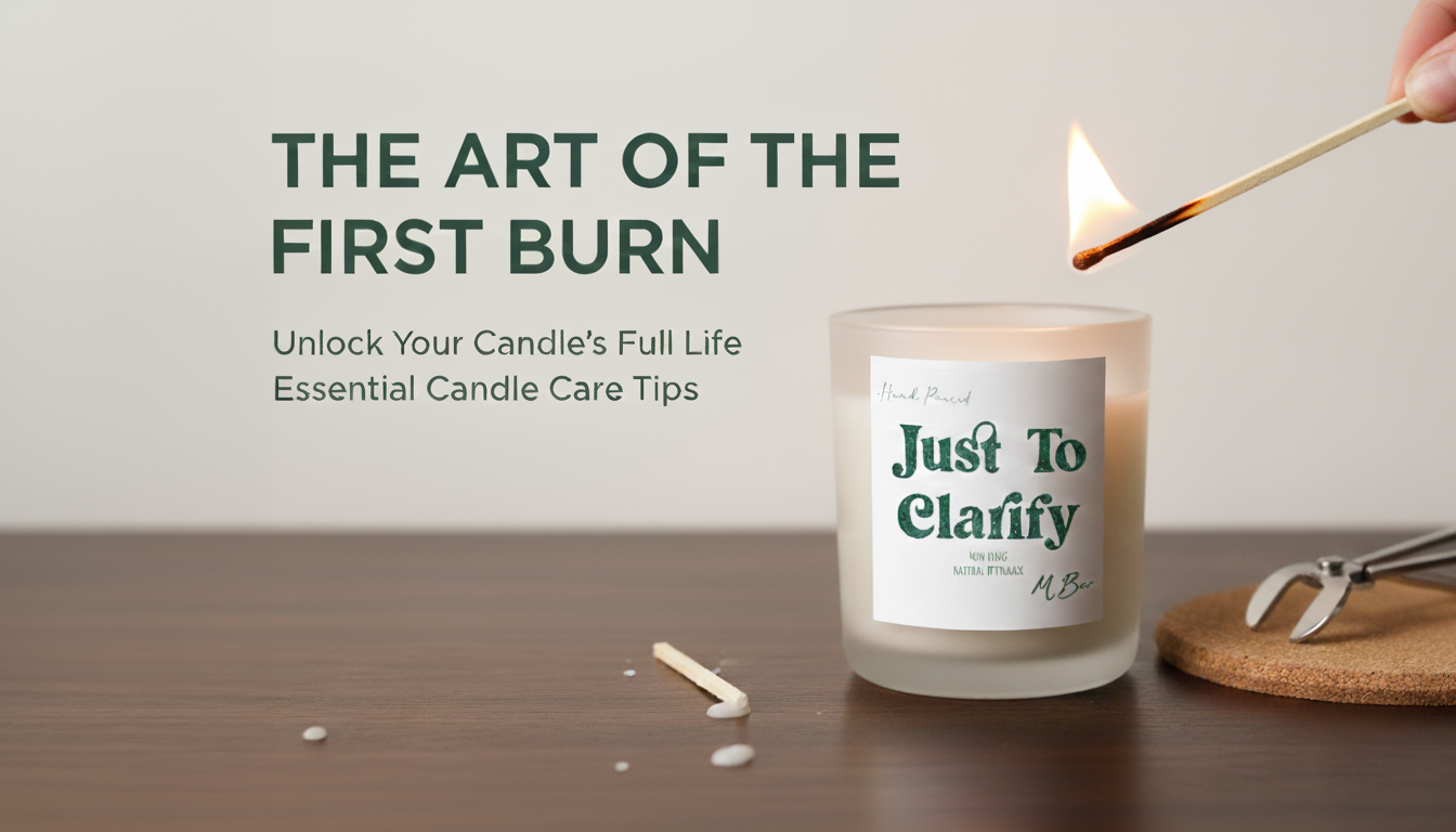 The Secret to a Longer-Lasting Candle? It All Comes Down to the First Burn.