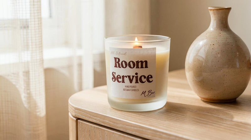 Room Service Candle Review: The Hotel Lobby Scent Without the Chemicals - MBur Candle Co.