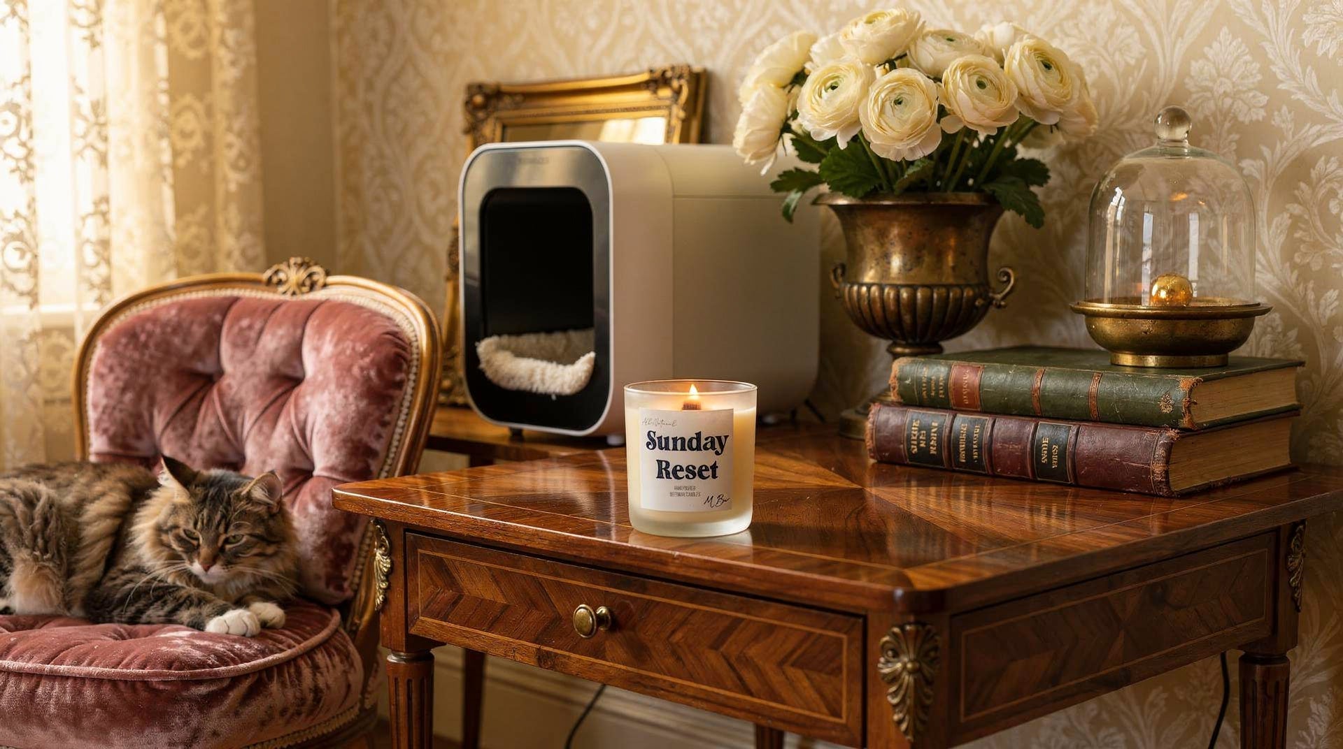 Pet-Safe Candles for Pet Odor: What Actually Helps the Litter Box - MBur Candle Co.