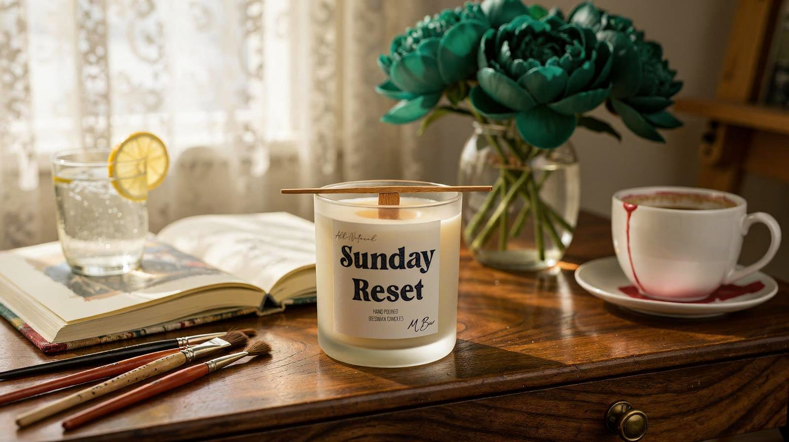 Best Candles for Painting and Creative Flow - MBur Candle Co.