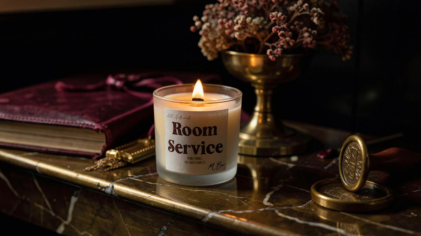 Best Candles That Smell Like the 1 Hotel Lobby: Sandalwood, Amber & Jasmine - MBur Candle Co.