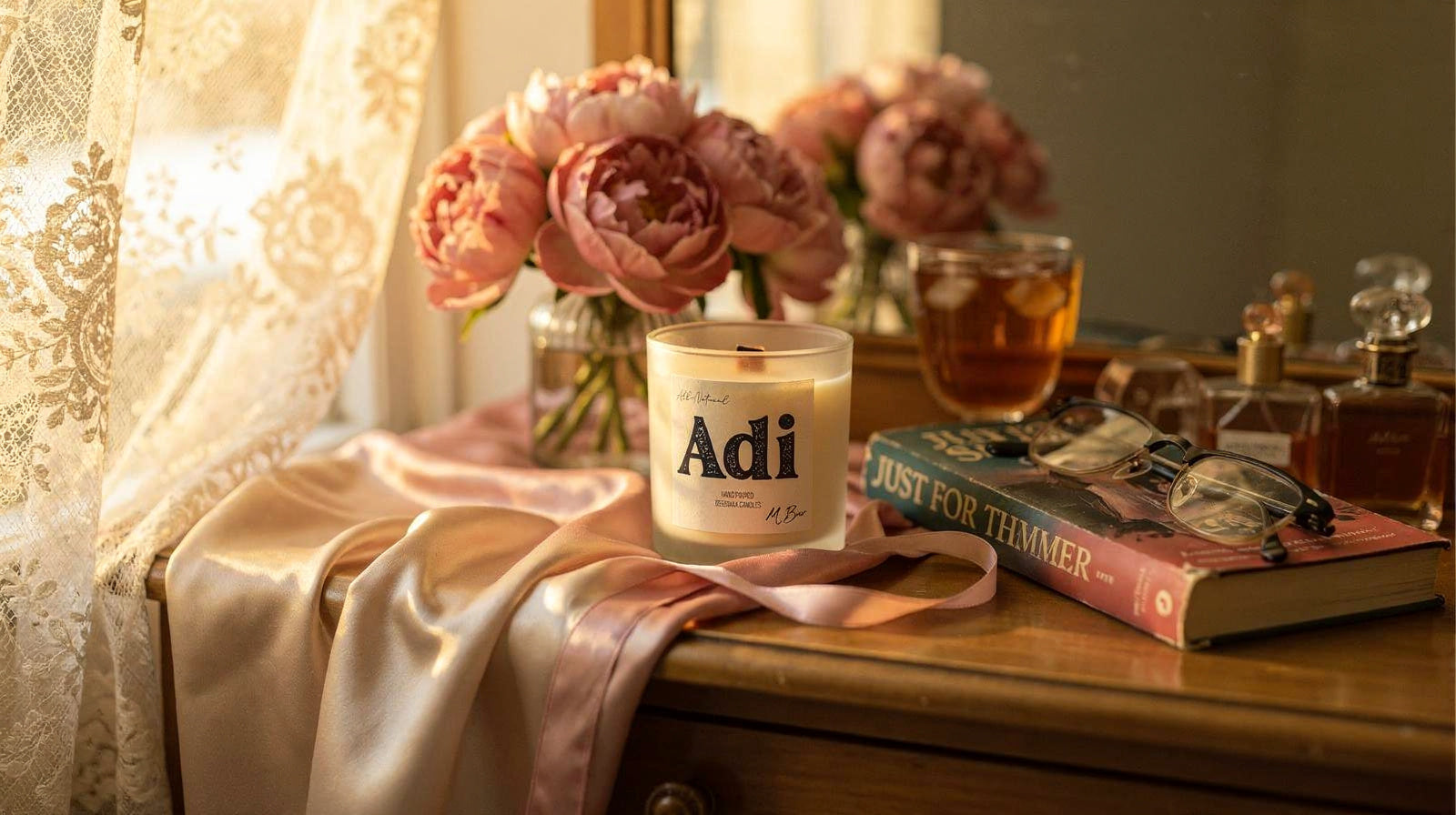 Bright and Summery Candle Pairings for Just for the Summer by Abby Jimenez - MBur Candle Co.