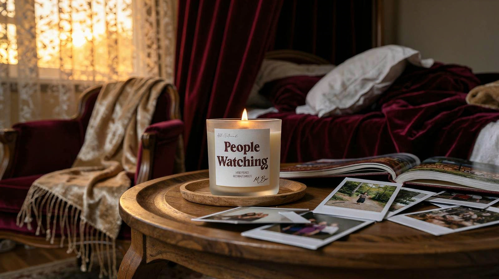 Candles That Remind You of Photo Albums: The Nostalgia of People Watching - MBur Candle Co.