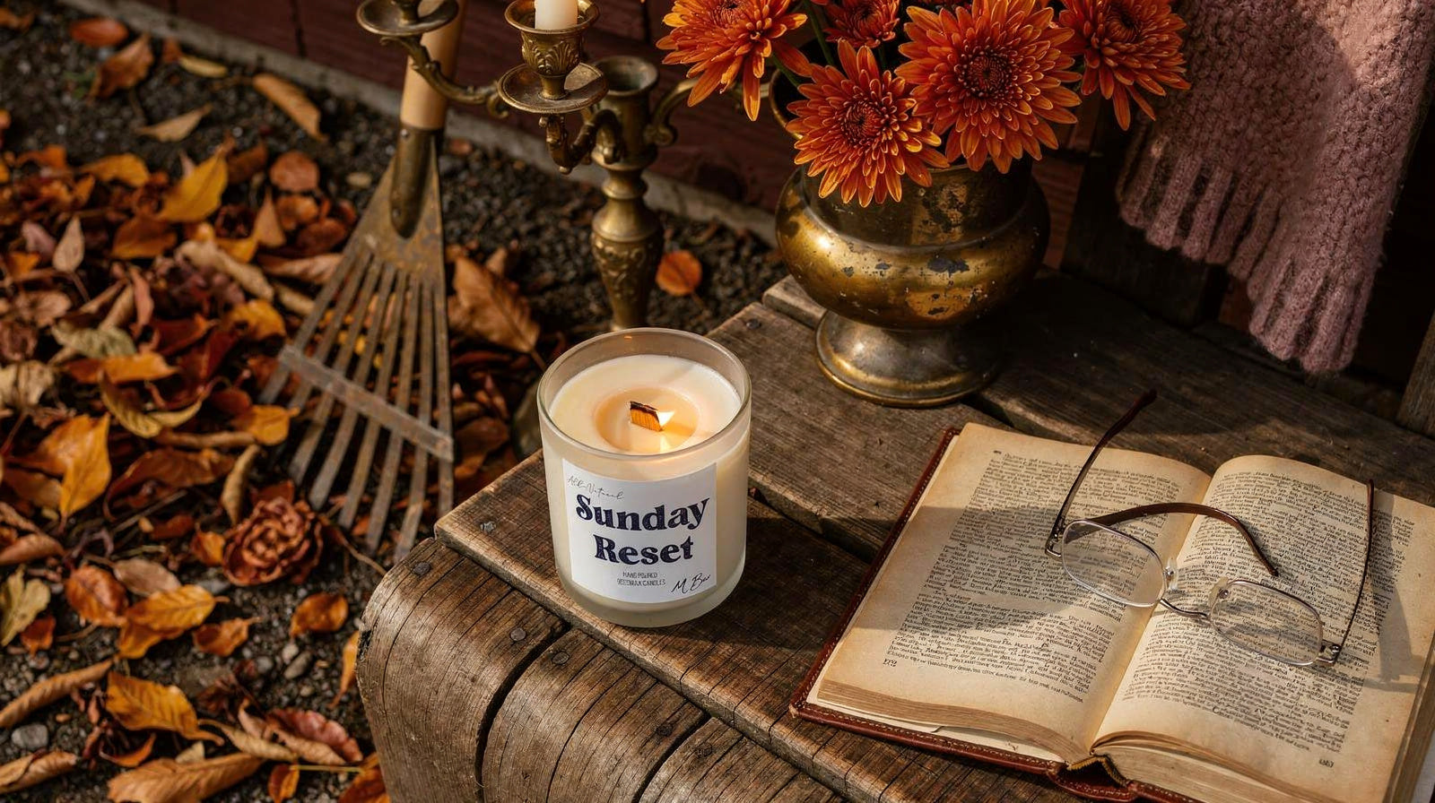 Candles That Remind You of Raking Leaves: Fall's Coziest Scents, Ranked - MBur Candle Co.