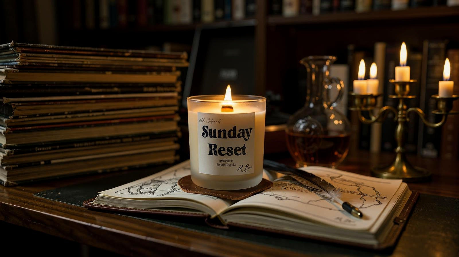 Candles That Remind You of the Record Shop: The Cozy Warmth of Vinyl at Home - MBur Candle Co.