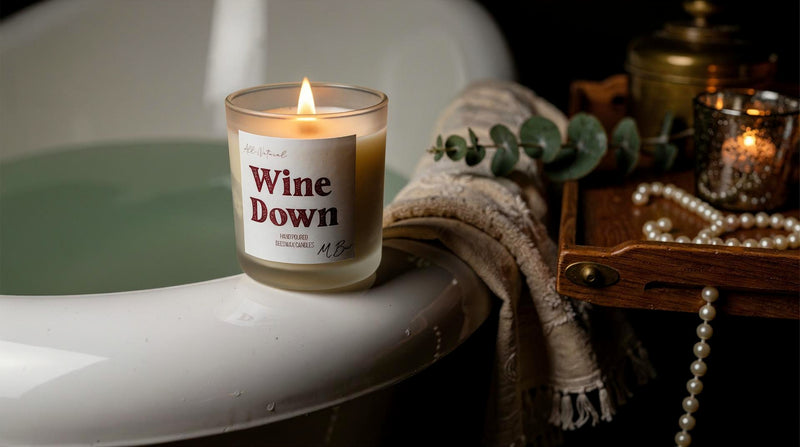 Bath-Time Candle Ritual (Turn an Ordinary Tub Into a Home Spa) - MBur Candle Co.
