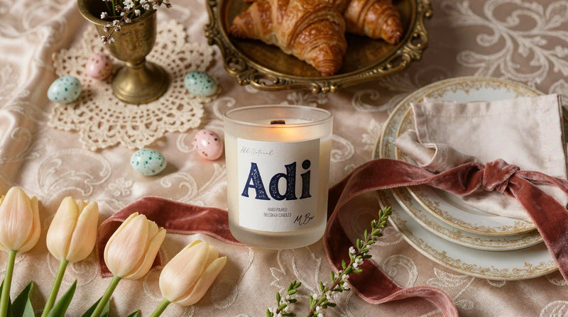 Hosting an Easter Brunch? Fresh, Light Spring Scents for the Table - MBur Candle Co.