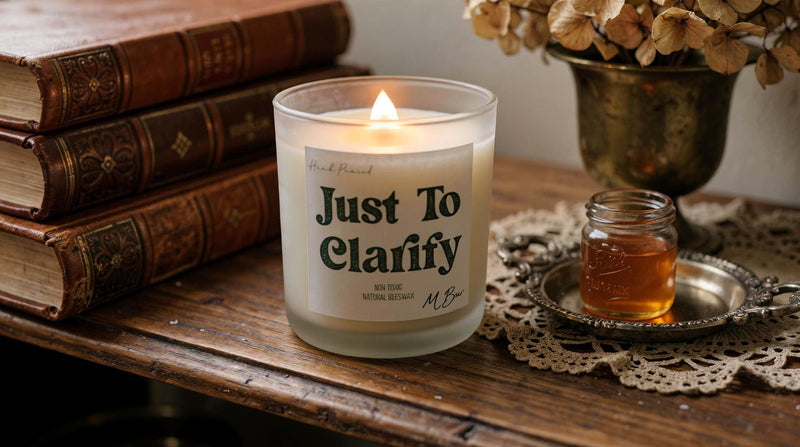 The White Bloom on Beeswax Candles (and Whether It Is Bad) - MBur Candle Co.