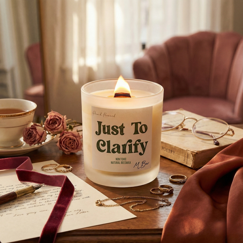 Just to Clarify Candle - MBur Candle Co.
