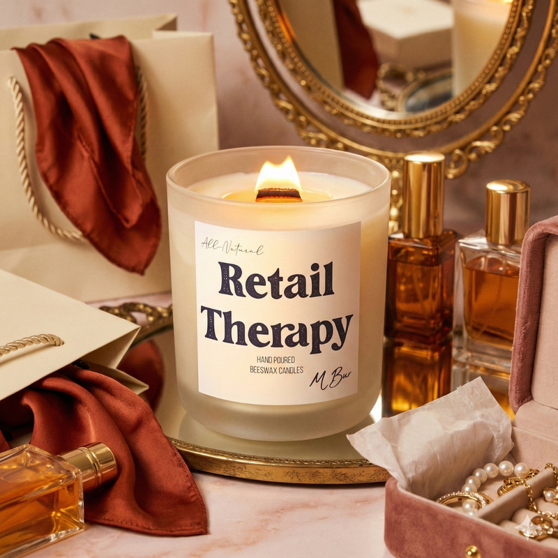 Retail Therapy Candle - MBur Candle Co.