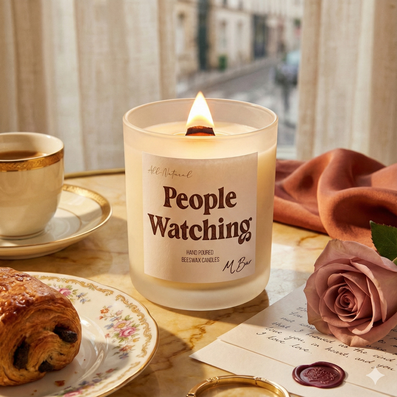 People Watching Candle - MBur Candle Co.