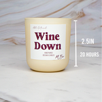 Wine Down Candle