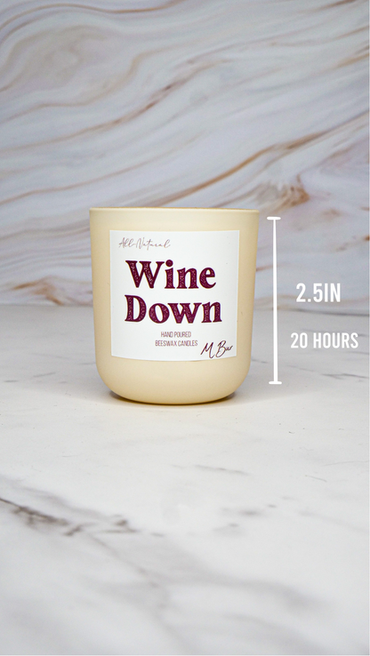 Wine Down Candle