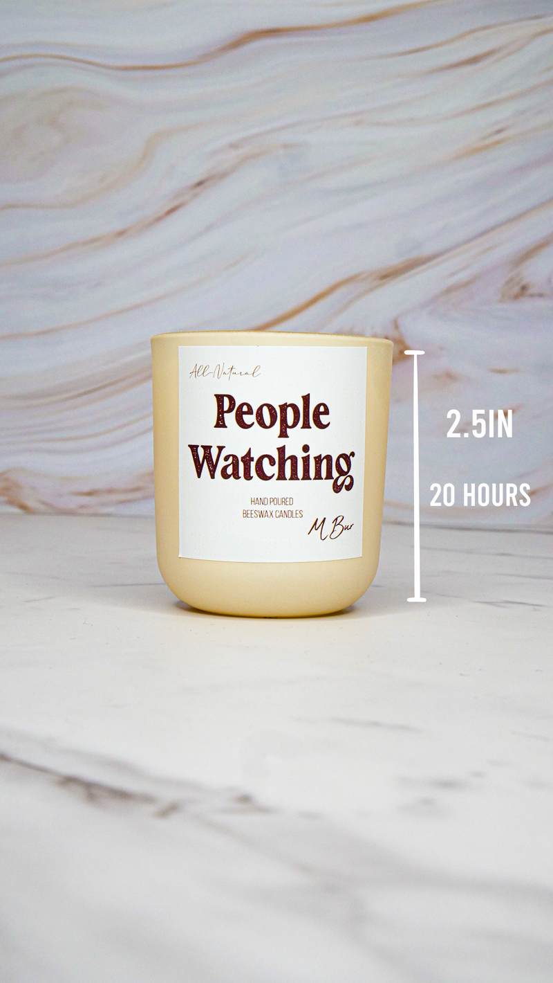 People Watching Candle - MBur Candle Co.