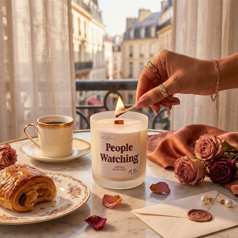 People Watching Candle