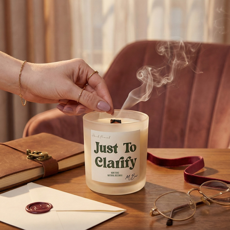 Just to Clarify Candle - MBur Candle Co.