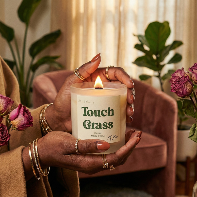 Touch Grass Candle