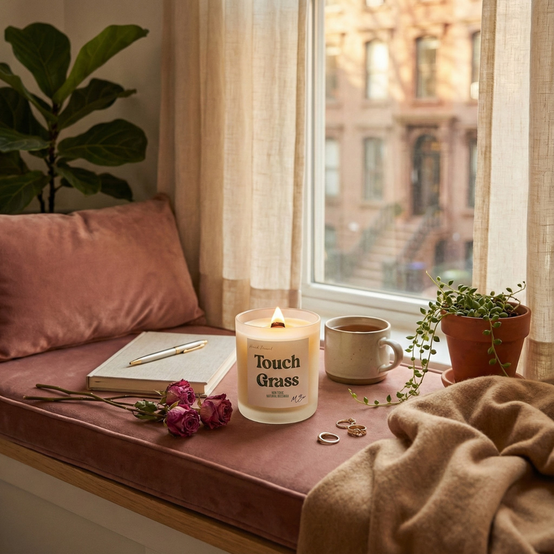 Touch Grass Candle - MBur Candle Co.