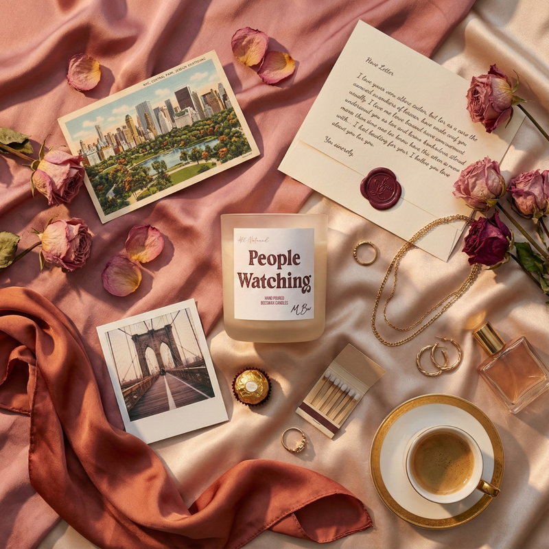 People Watching Candle - MBur Candle Co.