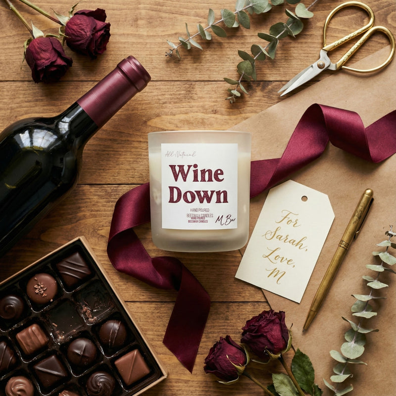 Wine Down Candle