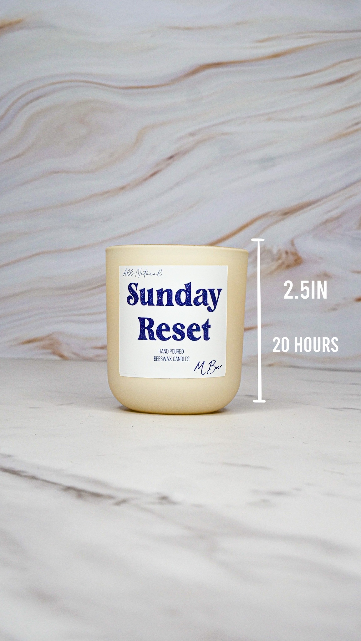 Sunday Reset Candle