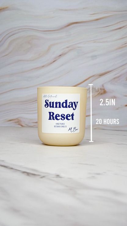 Sunday Reset Candle