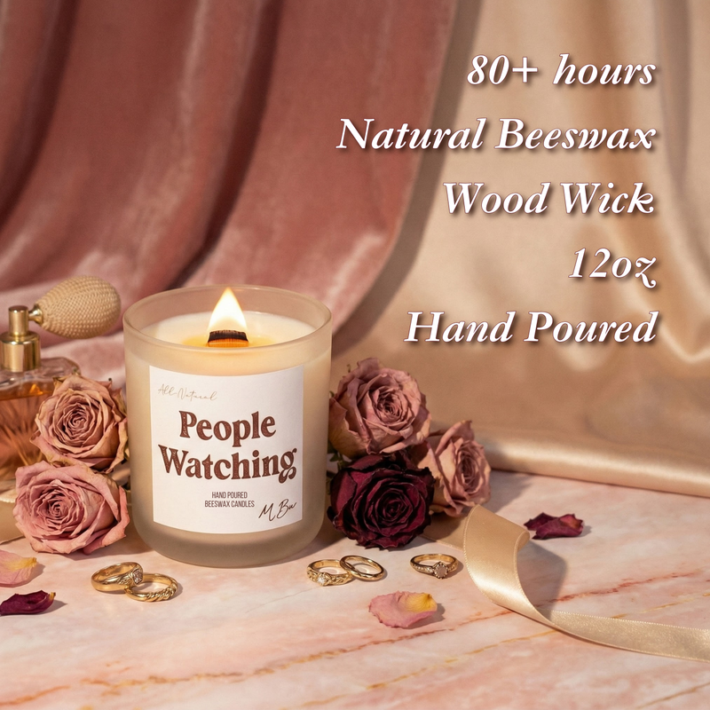 People Watching Candle - MBur Candle Co.