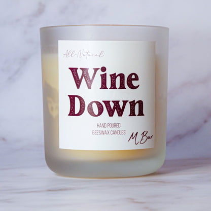 Wine Down Candle