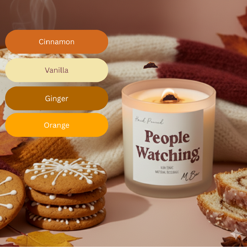 People Watching Candle - MBur Candle Co.