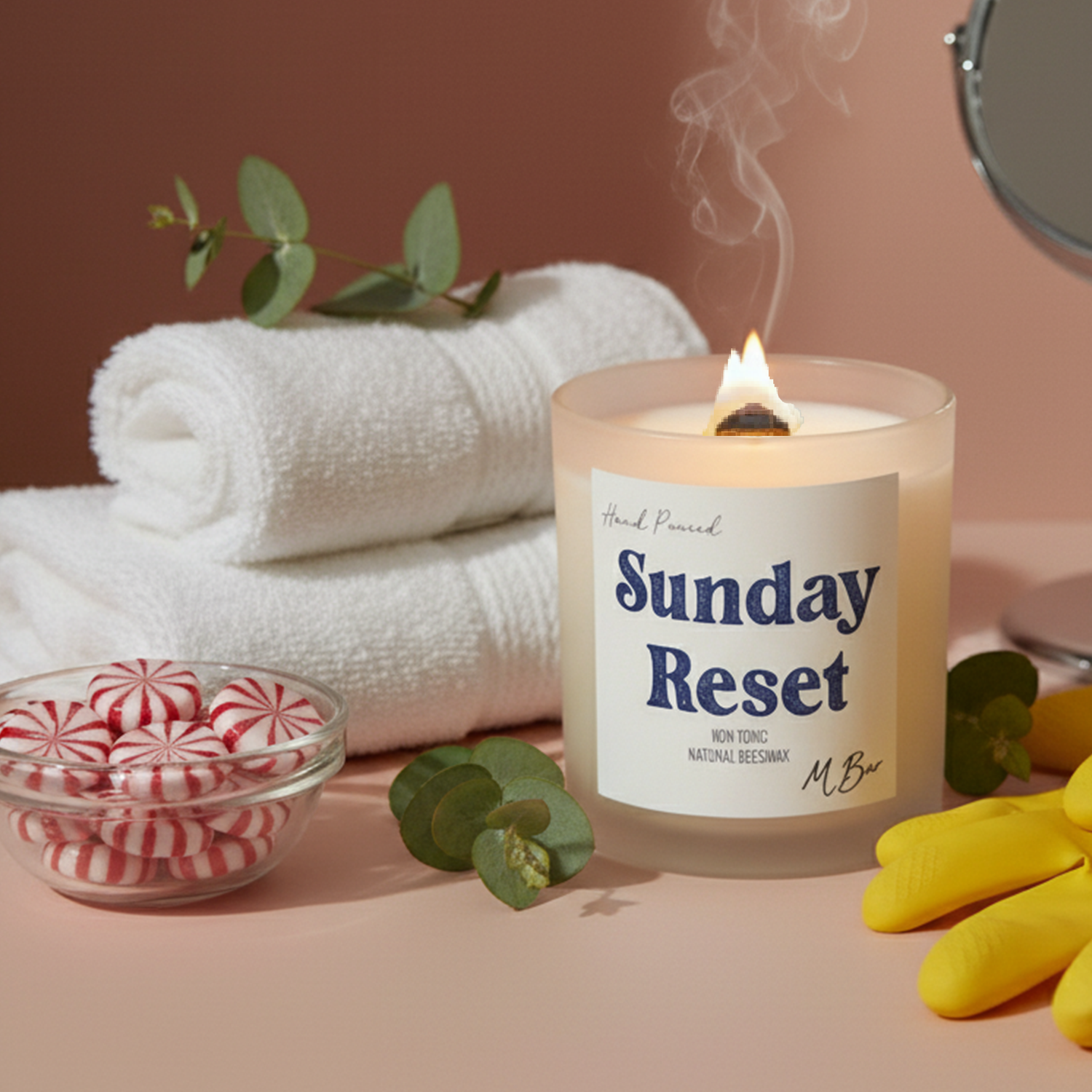 Sunday Reset Candle