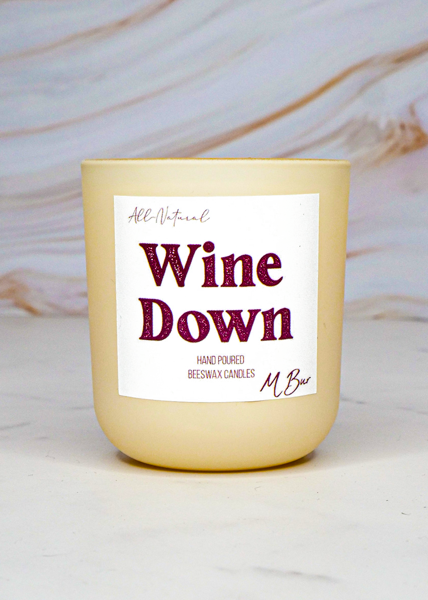 Wine Down Candle