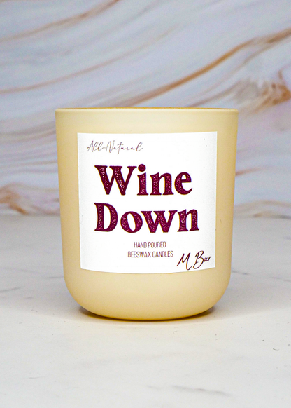 Wine Down Candle