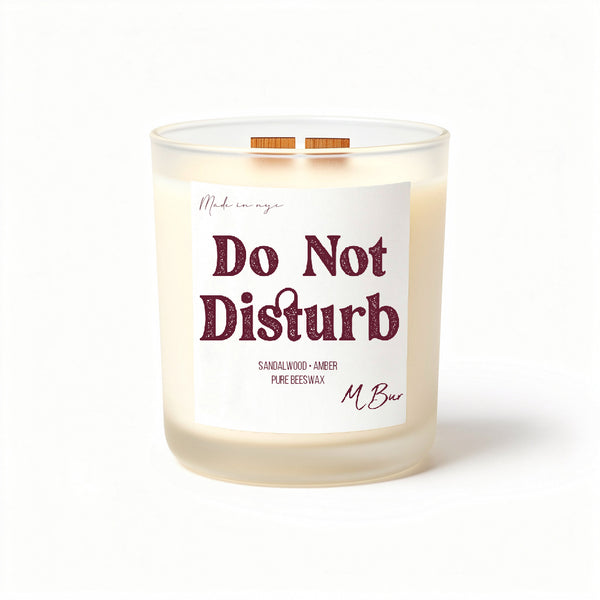 Do Not Disturb Candle - MBur Candle Co.
