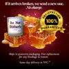 Do Not Disturb beeswax candle on honeycomb with satisfaction guarantee graphic