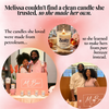 Infographic: Melissa's story of making clean beeswax candles