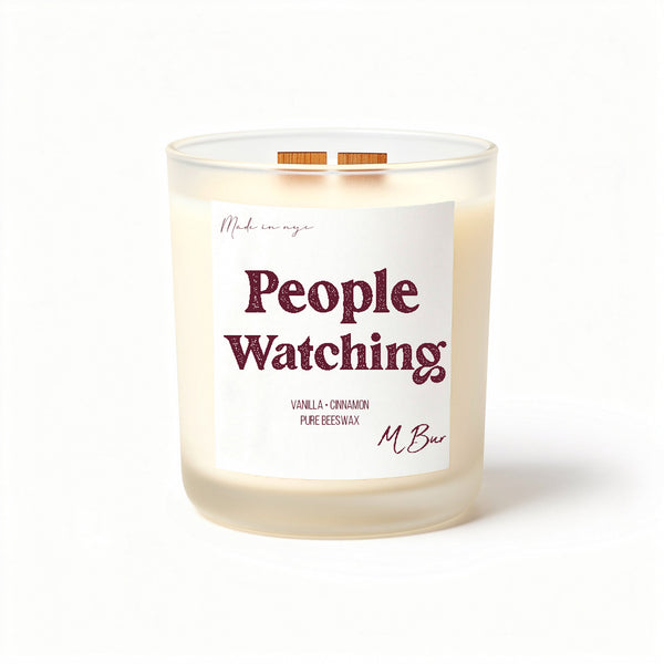 People Watching Candle - MBur Candle Co.