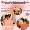 Infographic: Melissa made clean beeswax candles instead of petroleum ones