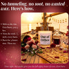 Out of Office beeswax candle with roses on sunset sailboat deck